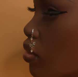 Menelaus butterfly nose hoop Menelaus butterfly nose hoop