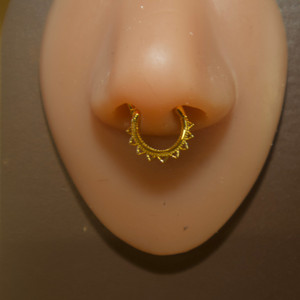 Two Line Septum Clicker Nose Body Piercing Jewelry Two Line Septum Clicker Nose Body Piercing Jewelry