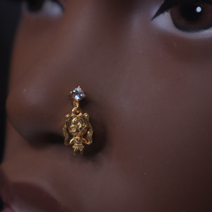 Dangle Sailor Moon Hoodoo Girly Nose Stud Ring Piercing Jewelry Dangle Sailor Moon Hoodoo Girly Nose Stud Ring Piercing Jewelry