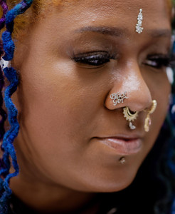 Custom Made Black Girl Nose Stud Ring Custom Made Black Girl Nose Stud Ring