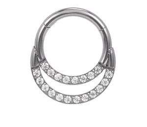 G23 titanium 20g Hinged Segment septum clicker G23 titanium 20g Hinged Segment septum clicker