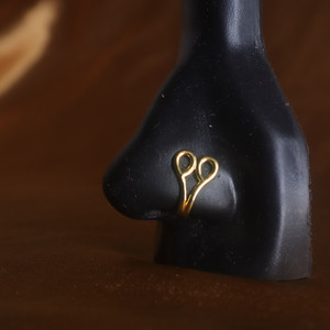 African heart swirl nose cuff African heart swirl nose cuff