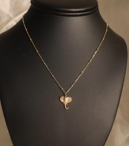 Elephant dainty Gold Silver necklace Jewelry Elephant dainty Gold Silver necklace Jewelry