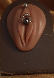 One Black Ball Intimate Genital Body Piercing Jewelry One Black Ball Intimate Genital Body Piercing Jewelry