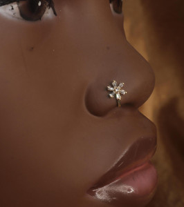 New Flower Crystal Dainty Cute Nose Cuff New Flower Crystal Dainty Cute Nose Cuff