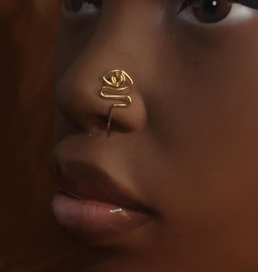 Evil Eye Wire Handmade Nose Cuff Evil Eye Wire Handmade Nose Cuff