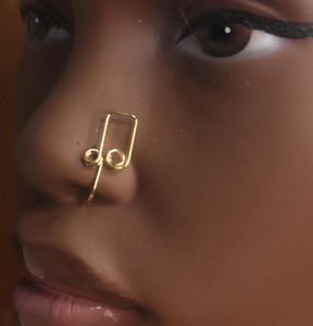 Handmade Music Note Nose Cuff Ring jewelry Handmade Music Note Nose Cuff Ring jewelry