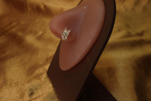 Gold Charming Nose Piercing Hoop Jewelry Gold Charming Nose Piercing Hoop Jewelry