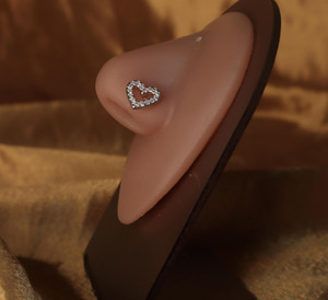 20G Heart Shaped Nose Stud 20G Heart Shaped Nose Stud