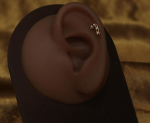 Candy Cane Christmas Cartilage Piercing Candy Cane Christmas Cartilage Piercing