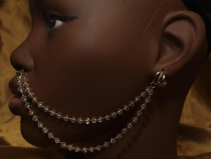 Chain Beads Septum and Fake Ear Clip-On Chain Beads Septum and Fake Ear Clip-On