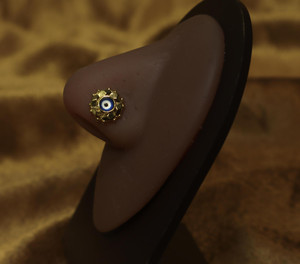 Mystical Evil Eye Flare Nose Stud