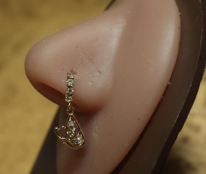 Half Butterfly Nose Hoop Half Butterfly Nose Hoop