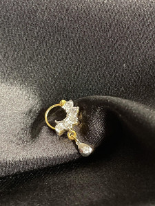 Marika Dangle Nose Hoop Ring Piercing Jewelry Marika Dangle Nose Hoop Ring Piercing Jewelry