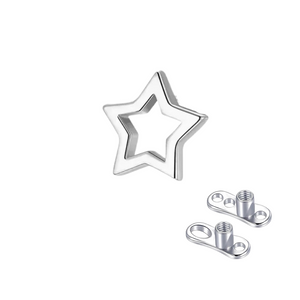 Celestial Star Titanium Dermal Anchor