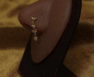 Dangle Cute CZ Gem Nose Stud Dangle Cute CZ Gem Nose Stud