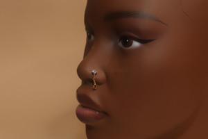 Eternity Gem Nose Stud Piercing Jewelry