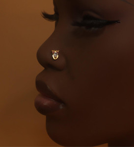 Cute Gem Owl Nose Stud Ring Piercing Cute Gem Owl Nose Stud Ring Piercing