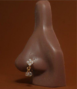 Dangle Godly Cubic Zircon Gem Nose Hoop Dangle Godly Cubic Zircon Gem Nose Hoop