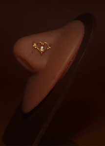 Mystic Heart Wings Nose Stud Piercing Mystic Heart Wings Nose Stud Piercing