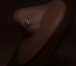 Beatrix Gems Nose Stud Ring Piercing Beatrix Gems Nose Stud Ring Piercing