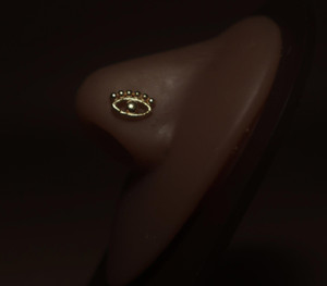 Armelle Evil Eye Nose Stud Ring Piercing Jewelry Armelle Evil Eye Nose Stud Ring Piercing Jewelry