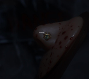 Spider Gem Nose Stud Ring Piercing Jewelry Spider Gem Nose Stud Ring Piercing Jewelry