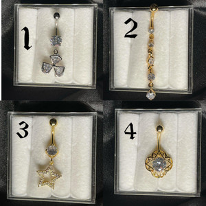 Meriah Navel Belly Button Ring Piercing Meriah Navel Belly Button Ring Piercing