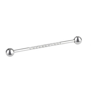 New Gem Line Industrial Barbell Body Piercing Jewelry New Gem Line Industrial Barbell Body Piercing Jewelry