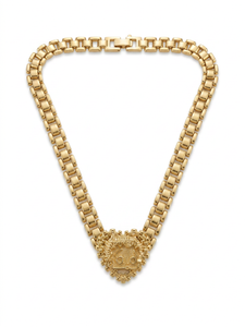 Gold Betty Boop Rollie Chain Pendant Necklace