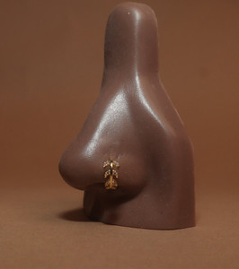 Cute Flower Shiny CZ Nose Hoop Ring Cute Flower Shiny CZ Nose Hoop Ring