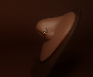 X Nose Hoop Ring Stud Piercing Jewelry X Nose Hoop Ring Stud Piercing Jewelry