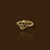 Double Heart Finger Ring Fashion Statement Gold Color Jewelry Double Heart Finger Ring Fashion Statement Gold Color Jewelry