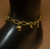 Gold Color Heart Drop Anklet Jewelry Gold Color Heart Drop Anklet Jewelry