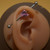 Surgical Steel Heart Gem Industrial Barbell Body Jewelry Surgical Steel Heart Gem Industrial Barbell Body Jewelry