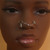 Heaven L bend Nose Ring Chain Cuff Stud Piercing Jewelry Heaven L bend Nose Ring Chain Cuff Stud Piercing Jewelry