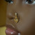 Engave Dangle Gem Loop Nose Stud Piercing Jewelry Engave Dangle Gem Loop Nose Stud Piercing Jewelry