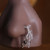 African dangle wire wrapped gem nose hoop African dangle wire wrapped gem nose hoop