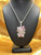 Cute Kitty Pink Bow Iced Out Pretty Pendant Cute Kitty Pink Bow Iced Out Pretty Pendant