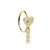 20G Heart Drop Nostril Ring