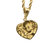 18K Gold Betty Boop Money Bag Nugget Necklace