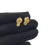 Authentic 18K Gold African Nugget Stud Earrings