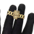18K Gold Hello Kitty Double Finger Ring