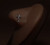 Cassiopeia Dangle Gem Nose Stud Ring Cassiopeia Dangle Gem Nose Stud Ring