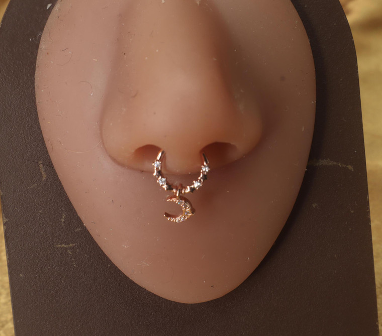 Celestial Chic Half Moon Septum