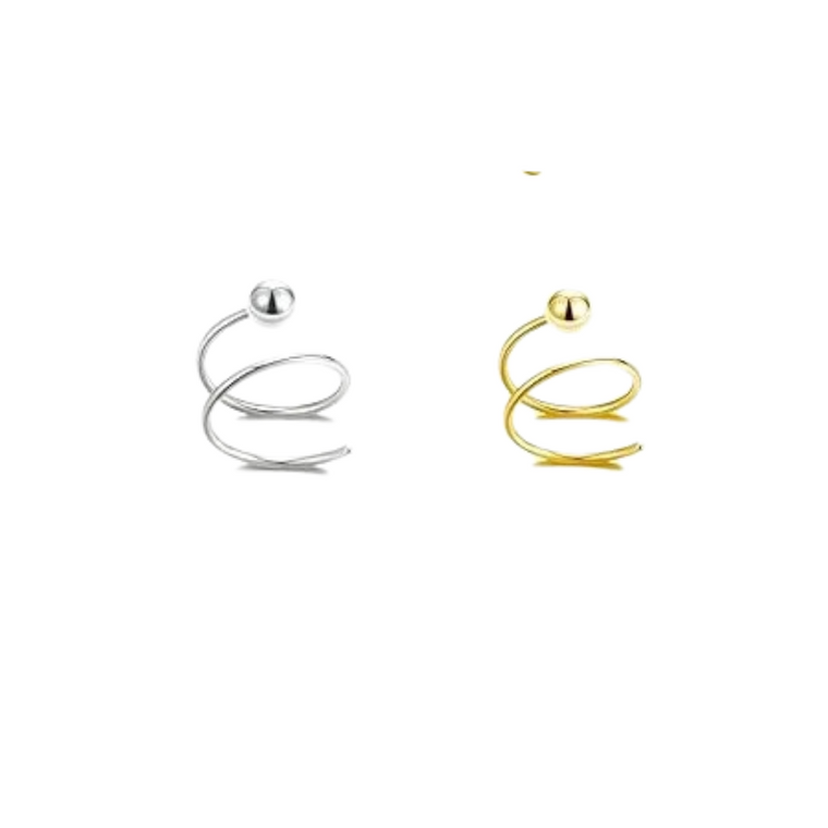Double Nose Hoop Effect Circle