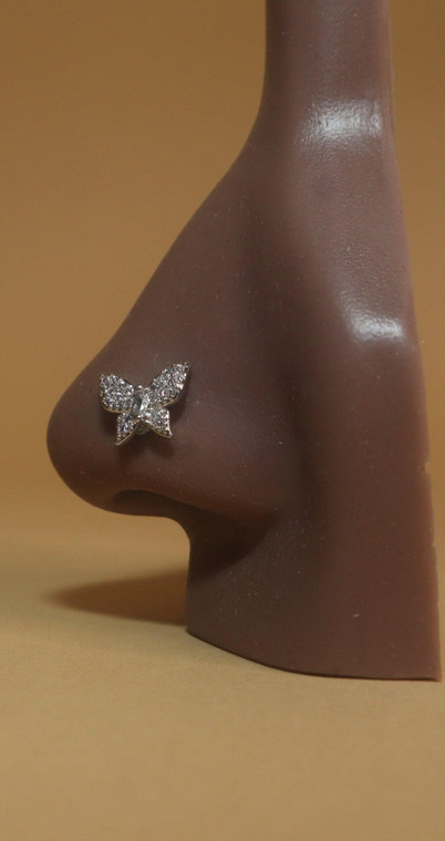 Butterfly Magnetic Nose Stud Jewelry
