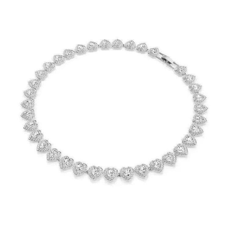Luxury Iced Out Heart Pendant Necklace