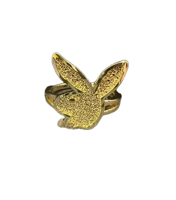 18k gold Bold Bunny Texture Nugget Ring