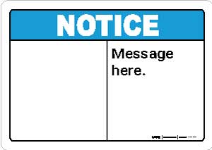 Notice